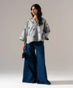 Embroidered Khaddar Shirt - Image 2