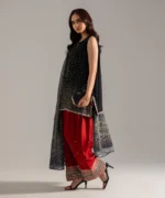 3 Piece - Embroidered Silk Suit - Image 2