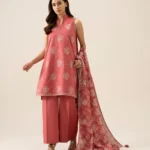 3 Piece - Embroidered Khaddar Suit