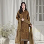 Shahmeen 3 piece ready to wear winter collection for women