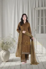 Shahmeen 3 piece ready to wear winter collection for women - Image 4